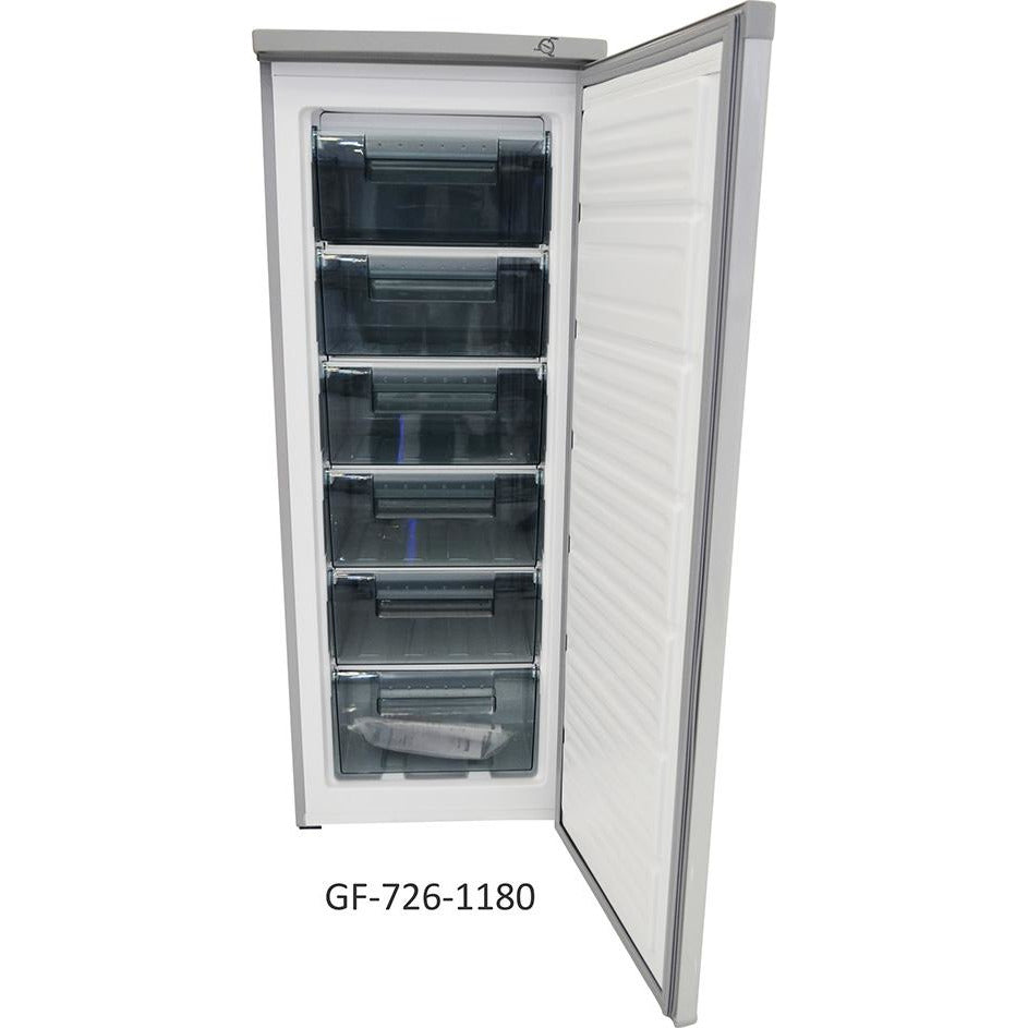 DEMULLER Congelador vertical, congelador pequeño abierto con 7 ajustes de  temperatura, mini congelador con pies ajustables, congelador de pie para –  Yaxa Colombia