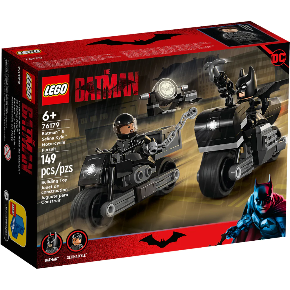 LEGO BATMAN Y SELINA KYLE PERSECUCION EN MOTO THE BATMAN Kennedy Home