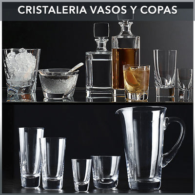 CRISTALERÍA VASOS Y COPAS