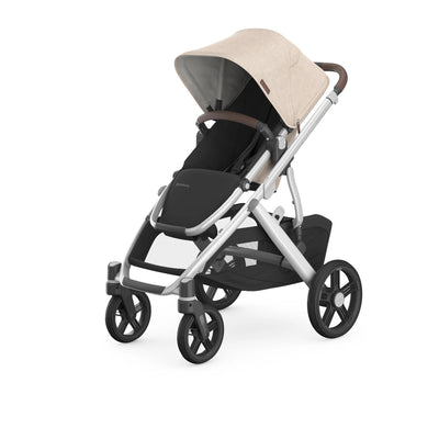 UPPABABY COCHECITO VISTA V3 DECLAN (OAT MELANGE, SILVER, CHESTNUT HANDLEBAR)