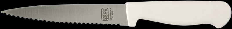 CUCHILLO DE PUNTA/ SERRADO DE 6¨ (BLANCO)