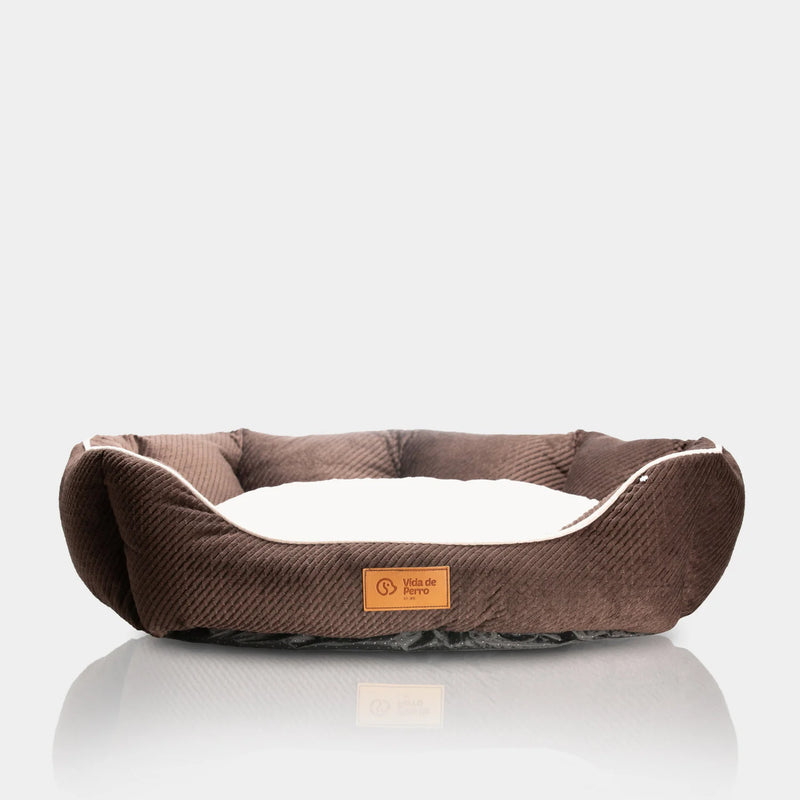 CAMA PARA PERROS CHOCOLATE - GRANDE