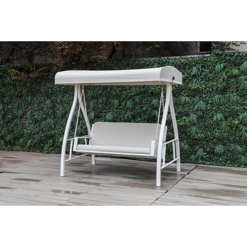 Silla columpio color blanco 189*118*179