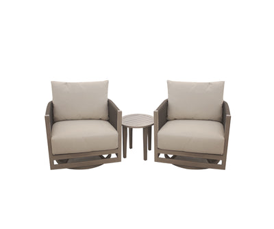 Set Sofa giratorio + mesita de centro /Â  color grisÂ  78*77.5*69Â  47*47
