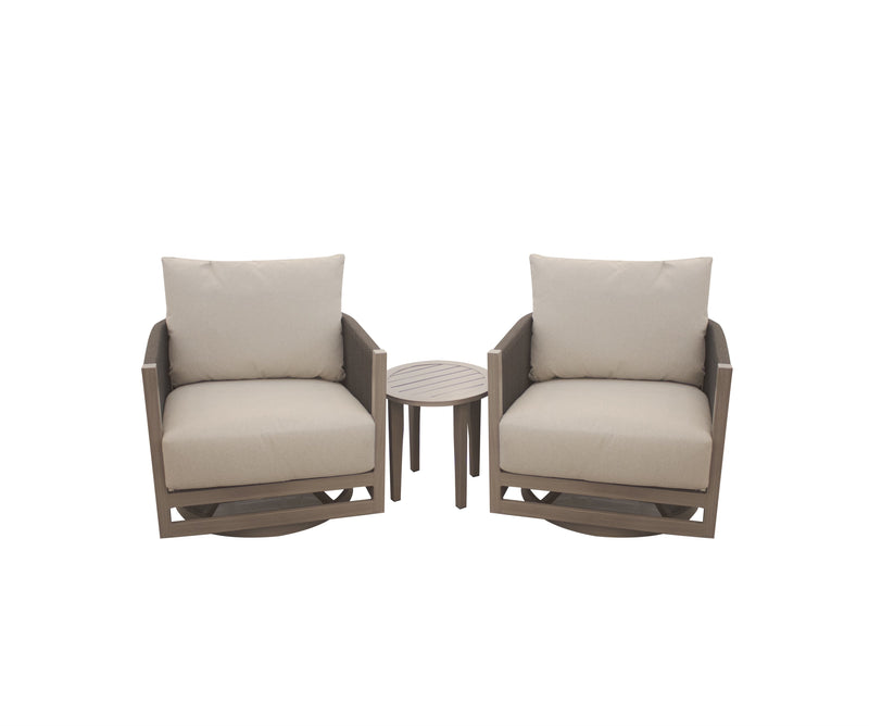Set Sofa giratorio + mesita de centro /Â  color grisÂ  78*77.5*69Â  47*47