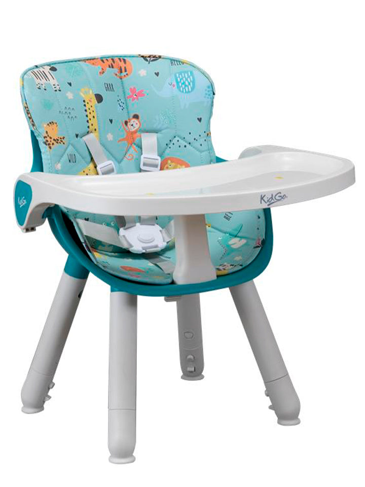 SILLA ALTA MULTIFUNCIONAL SNACK 4 EN 2 KIDGO