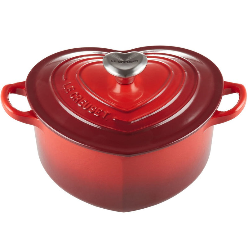 CORAZÓN COCOTTE 20CM ROJO CEREZA