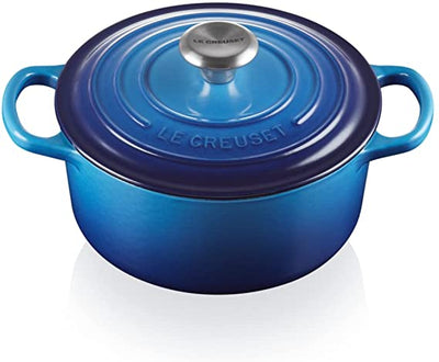 CACEROLA REDONDA CON TAPA 20CM -AZURE BLUE