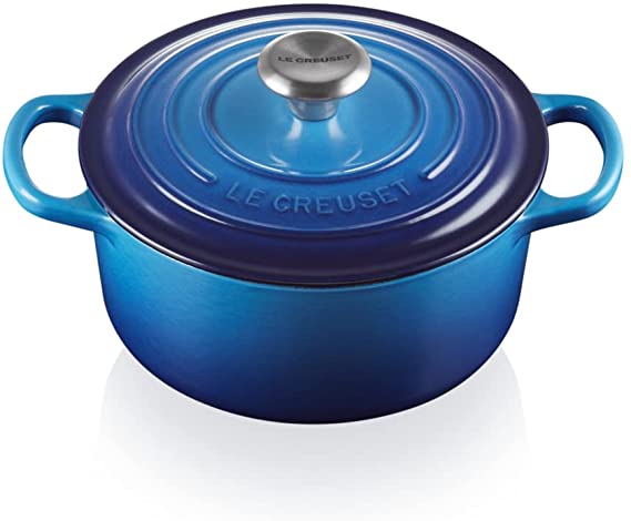 CACEROLA REDONDA CON TAPA 20CM -AZURE BLUE