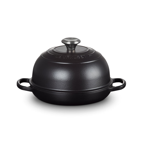 PERILLA DE ACERO INOXIDABLE NEGRA MATE DE 24 CM PARA HORNO DE PAN SIG