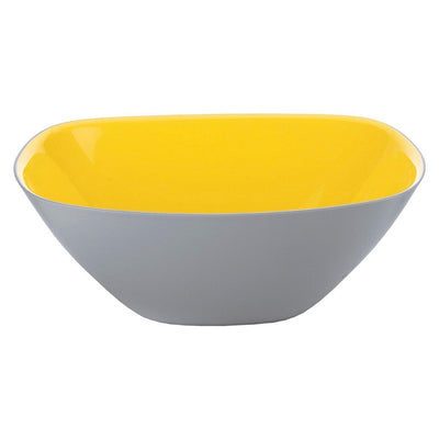 BOWL DE 30 CM (GRIS Y AMARILLO) BOWL DE 30 CM (GRIS Y AMARILLO)