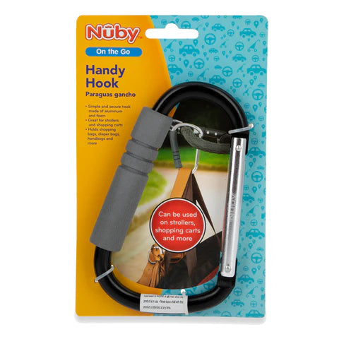NUBY GANCHO MANOS LIBRE PARA COCHECITO-NEGRO