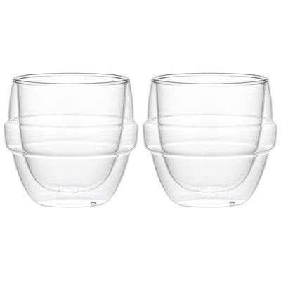 VASOS DE VIDRIO DE 250ML / SET DE 2 PZAS VASOS DE VIDRIO DE 250ML / SET DE 2 PZAS