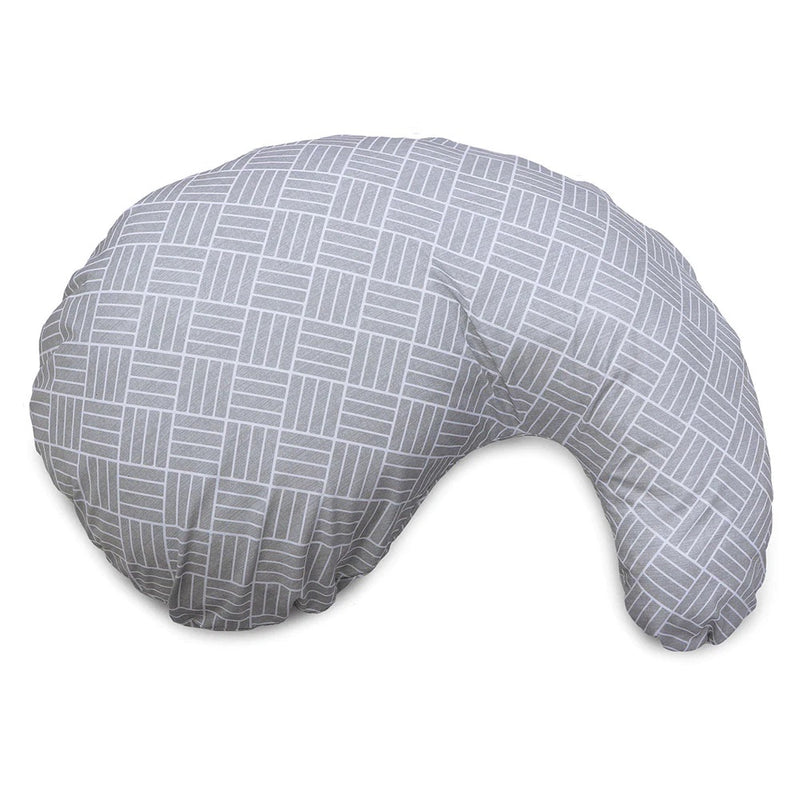 BOPPY ALMOHADA DE EMBARAZO PARA DORMIR DE LADO CON FUNDA-RAYAS CESTA GRIS BOPPY ALMOHADA DE EMBARAZO PARA DORMIR DE LADO CON FUNDA-RAYAS CESTA GRIS