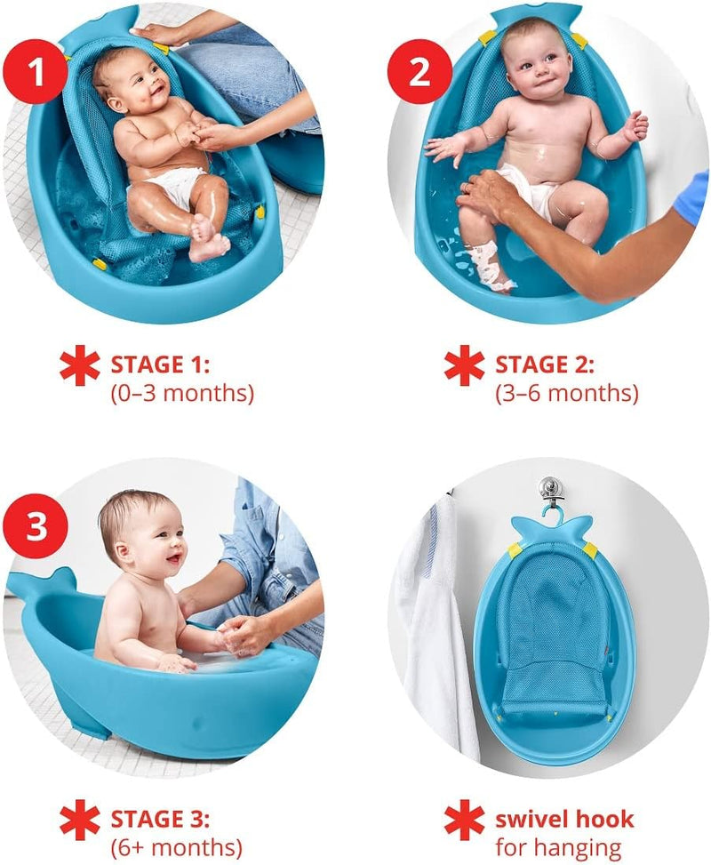 BANERAS PLASTICAS 3 ETAPAS P/BEBE SMART SLING (CELESTE)