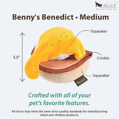 BENNY’S BENEDICT JUGUETE DE PERRO-AMARILLO