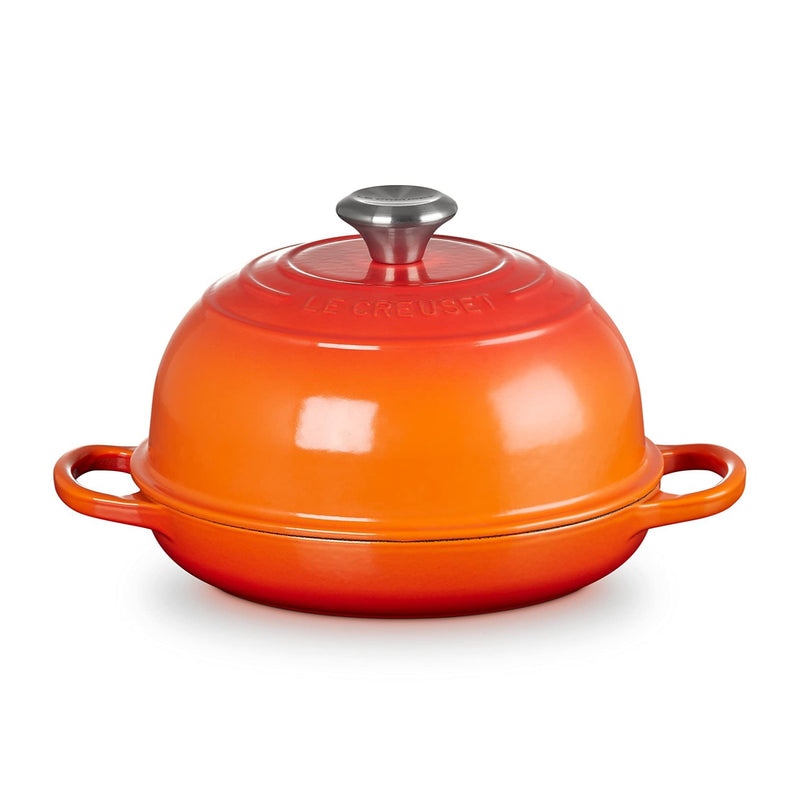 HORNO DE PAN SIG CON PERILLA DE ACERO INOXIDABLE 24 CM NARANJA VOLCÁNICO