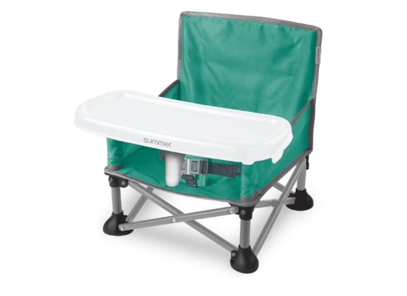 BRIGHT STARTS SILLA ELEVADORA PORTÁTIL DE VERANO VERDE AZULADO