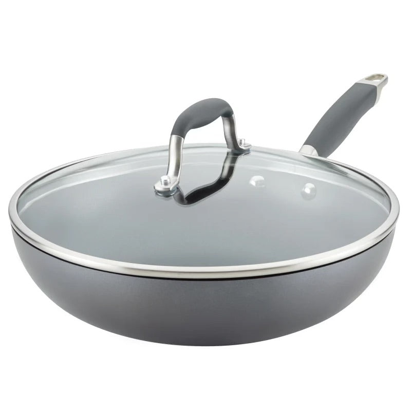 ANOLON ADVANCED SARTEN CON TAPA 12" GRIS OSCURO ANOLON ADVANCED SARTEN CON TAPA 12" GRIS OSCURO