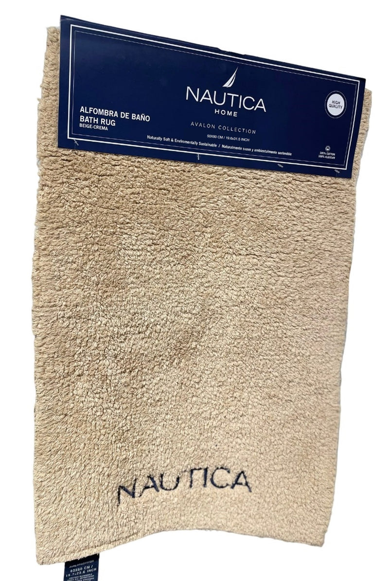 Alfombra de Baño 50X80cm Crema