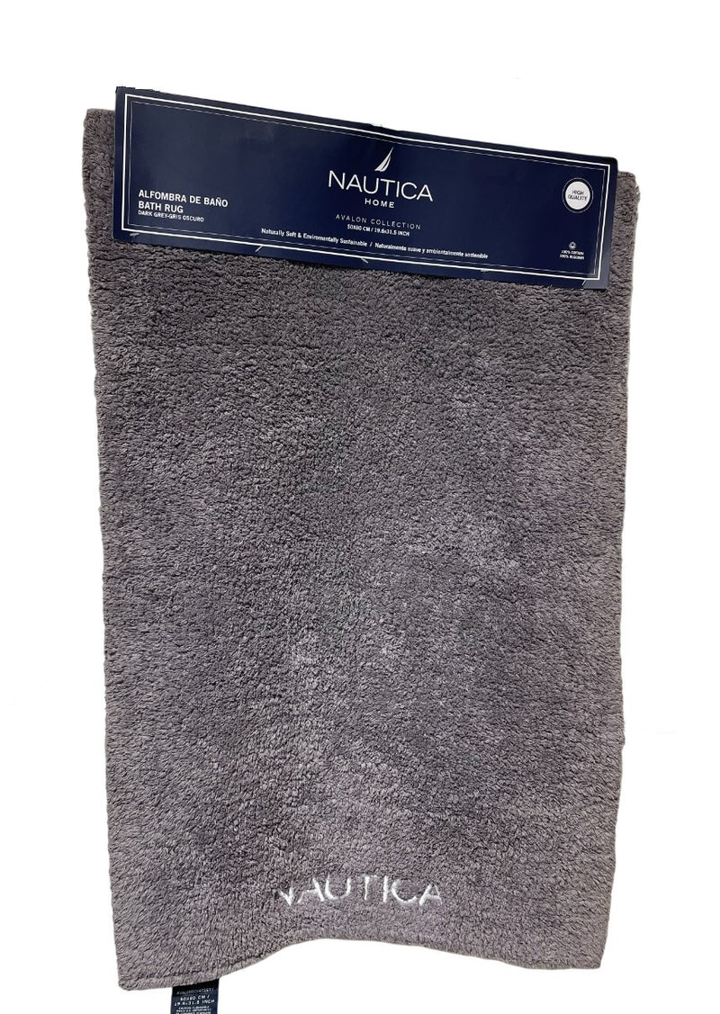 Alfombra de Baño 50X80cm Gris oscuro