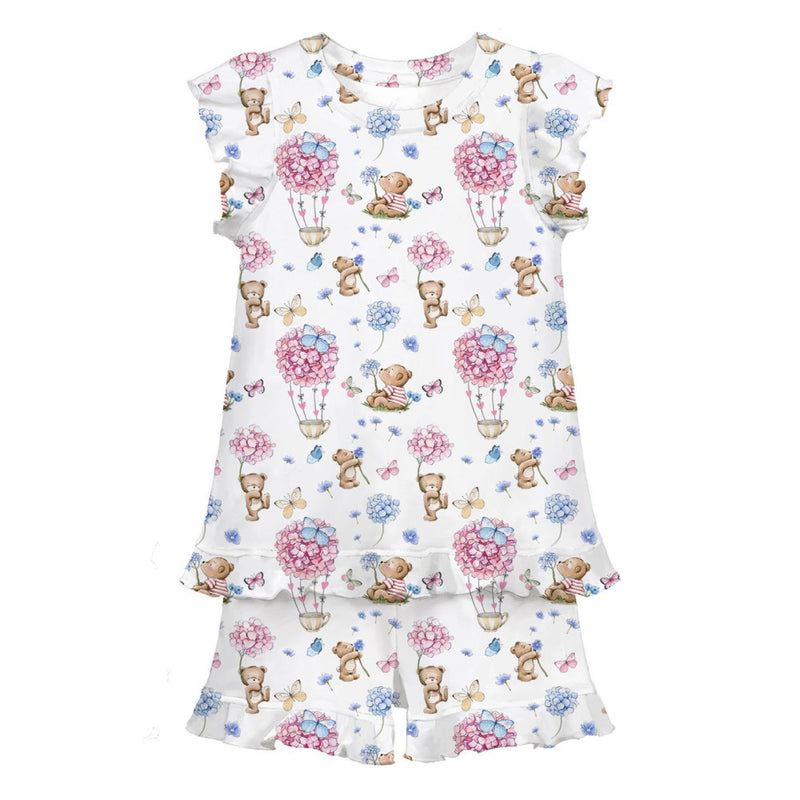 PIJAMA MANGA CORTA PARA NIÑA AZALIA 2-3