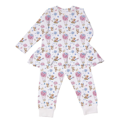 PIJAMA MANGA LARGA PARA NIÑA AZALIA 5-6
