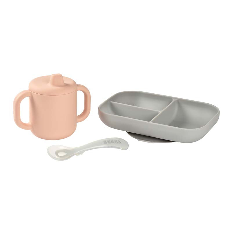 SET DE VAJILLA DE SILICONE-VASO ROSA SET DE VAJILLA DE SILICONE-VASO ROSA