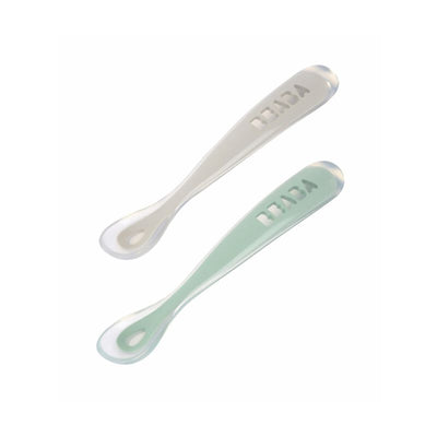 2 CUCHARAS DE SILICONE -GRIS/VERDE SAVILA 2 CUCHARAS DE SILICONE -GRIS/VERDE SAVILA
