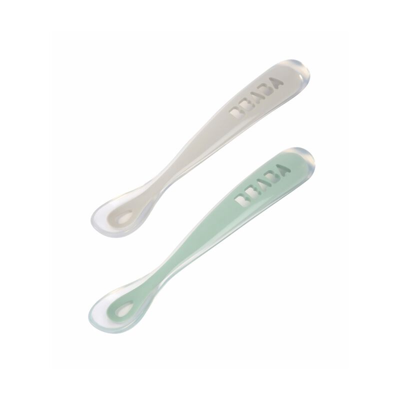 2 CUCHARAS DE SILICONE -GRIS/VERDE SAVILA 2 CUCHARAS DE SILICONE -GRIS/VERDE SAVILA