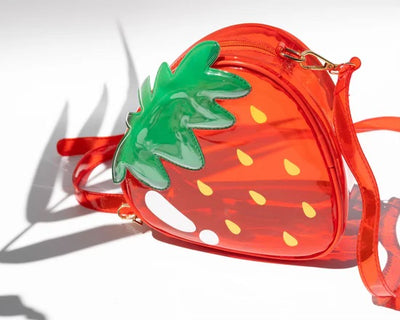 BOLSO DE MANO JELLY STRAWBERRY