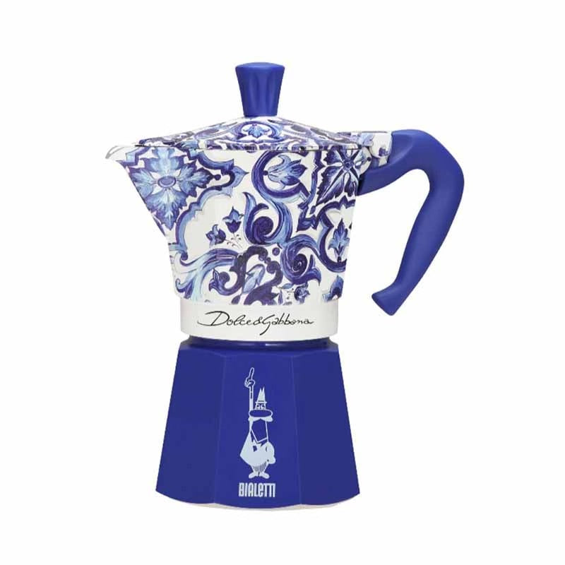 BIALETTI MOKA EXPRESS 6 CUP D&G BLUE-WHITE