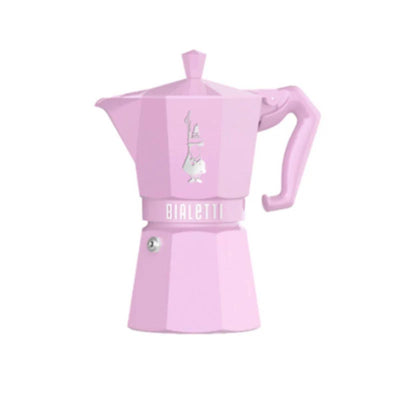 CAFETERA MOKA EXCLUSIVA ROSADA 3 TAZA CAFETERA MOKA EXCLUSIVA ROSADA 3 TAZA