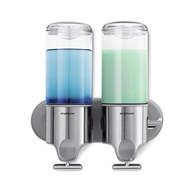 15 OZ DISPENSADOR DOBLE DE BANO (ACERO INOXIDABLE)