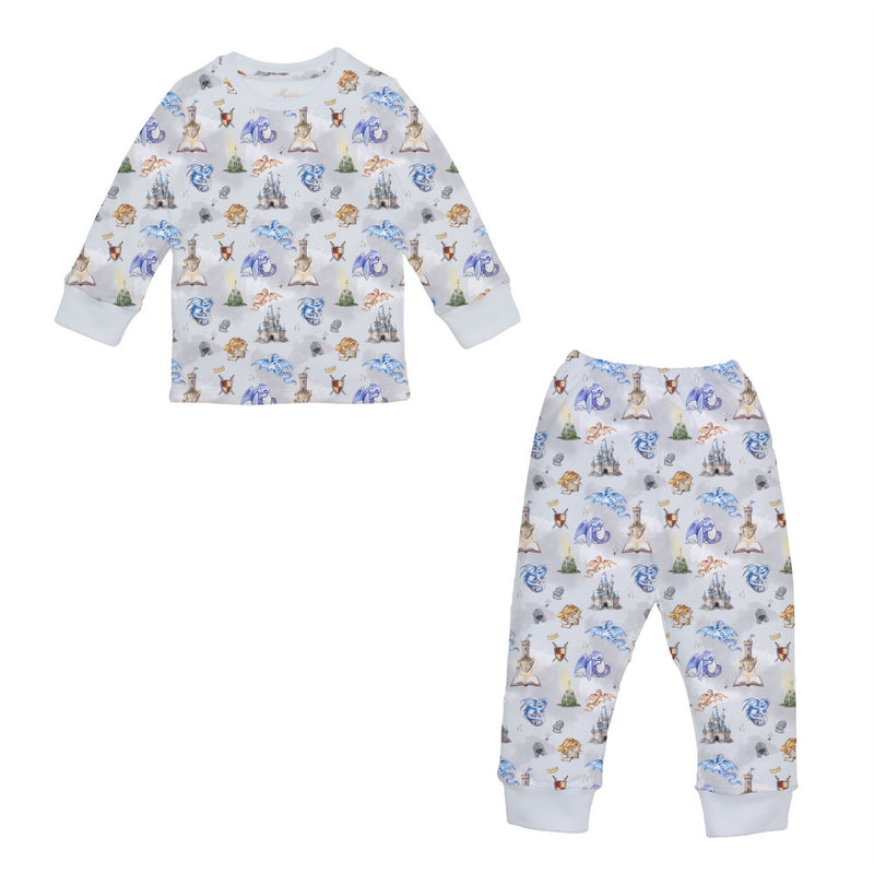 PIJAMA PARA NIÑO MANGA LARGA CASTLE 3-4