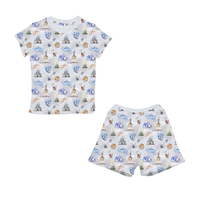 PIJAMA PARA NIÑO MANGA CORTA CASTLE 5-6