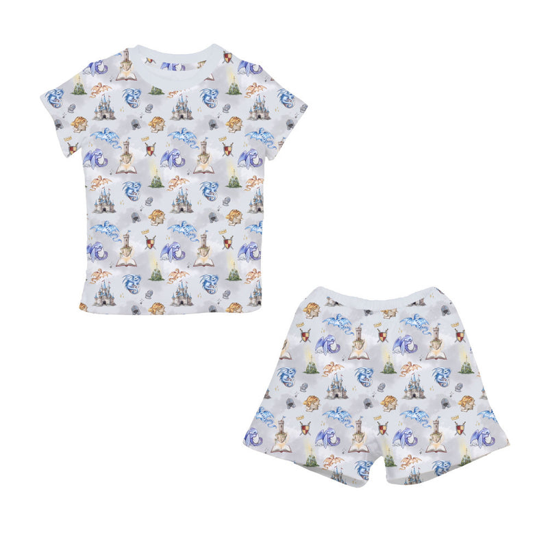 PIJAMA PARA NIÑO MANGA CORTA CASTLE 8-9