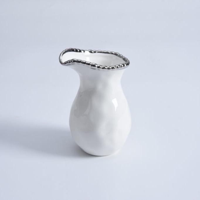 DISPENSADOR DE CREMA 4 × 3.5 × 5.75-BLANCO/PLATA
