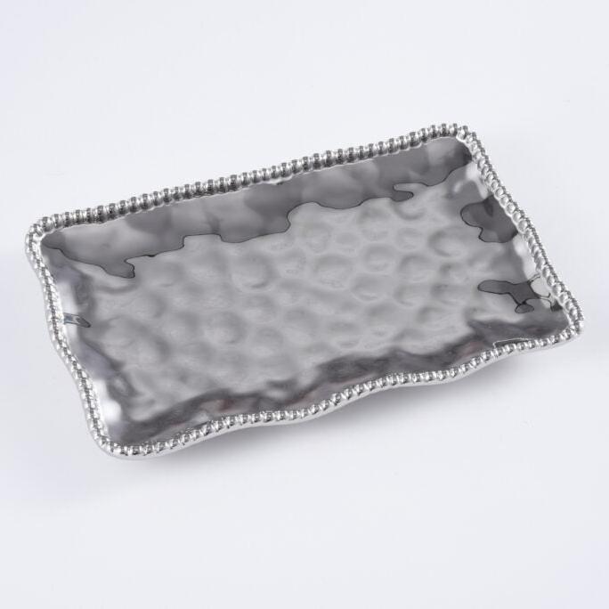 PLATO PEQUEÑO RECTANGULAR - PLATA