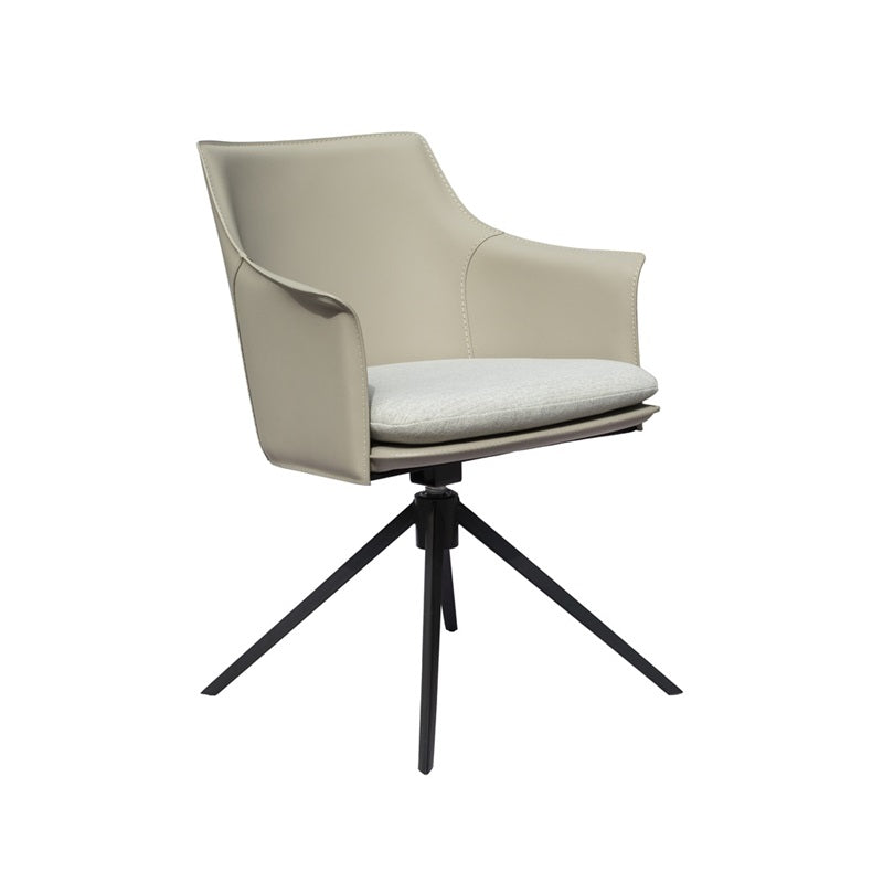 Silla de escritorio Gris arena 58x55x80cm