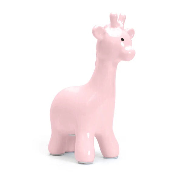 CHILD TO CHERISH ALCANCIA DE CERAMICA L-PINK GIRAFFE