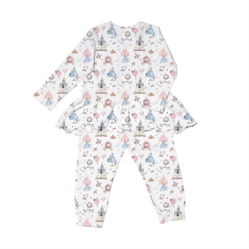 PIJAMA MANGA LARGA PARA BEBE CINDERELLA  9-12