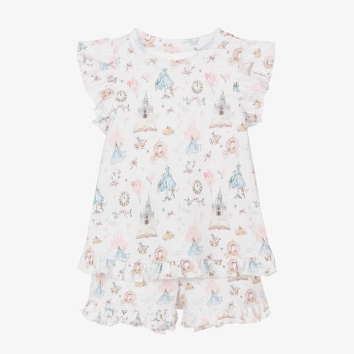 PIJAMA PARA BEBE MANGA CORTA CINDERELLA 9-12