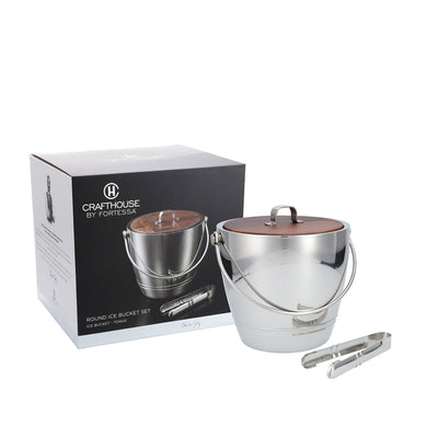 CRAFTHOUSE SIGNATURE SET CUBO PARA HIELO Y PINZAS CRAFTHOUSE SIGNATURE SET CUBO PARA HIELO Y PINZAS