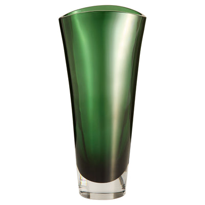 JARRÓN MUZO  EMERALD GREEN CLEAR-LARGE