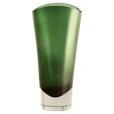 JARRÓN MUZO  EMERALD GREEN CLEAR-MEDIUM