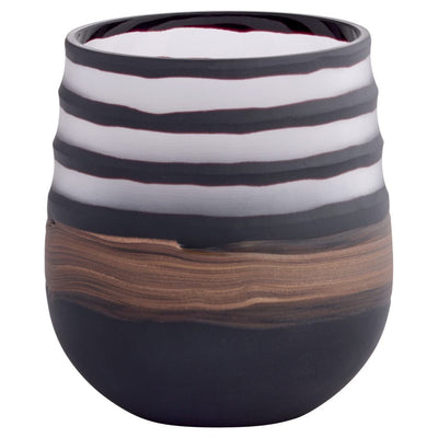JARRÓN MIDNIIGHT BLACK CLEAR COOPER-SMALL