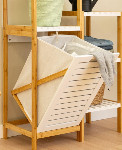 GABINETE CON CESTO PARA ROPA