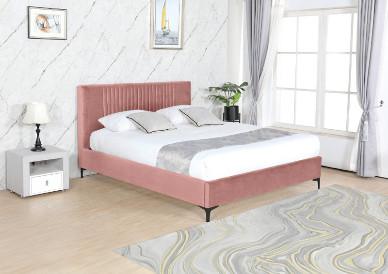 CAMA TWIN COLOR ROSA