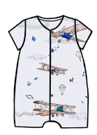 ROMER DE SHORT MANGA CORTA- TINY AIRPLANE TALLA 3/6